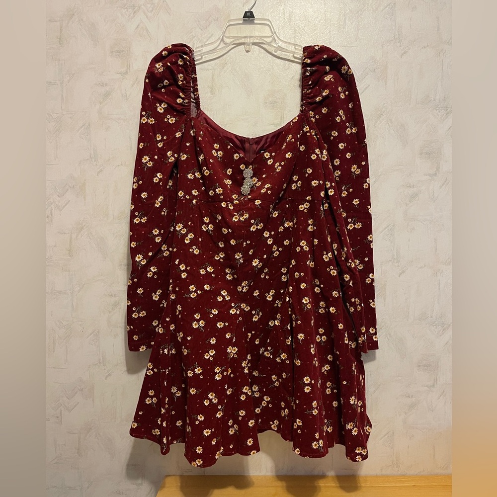 ASOS Women’s red floral dress - Size 12